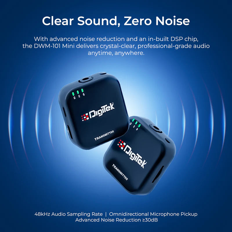 Digitek DWM-101 Mini 2.4G Wireless Microphone System