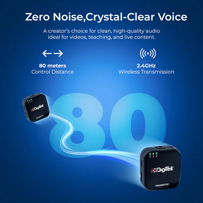 Digitek DWM-101 Mini 2.4G Wireless Microphone System
