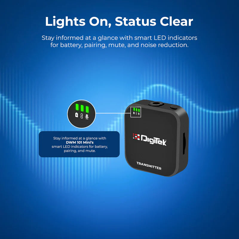 Digitek DWM-101 Mini 2.4G Wireless Microphone System
