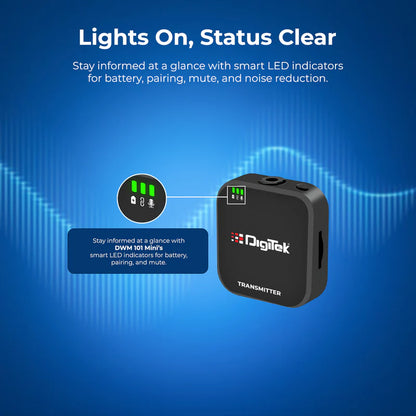Digitek DWM-101 Mini 2.4G Wireless Microphone System