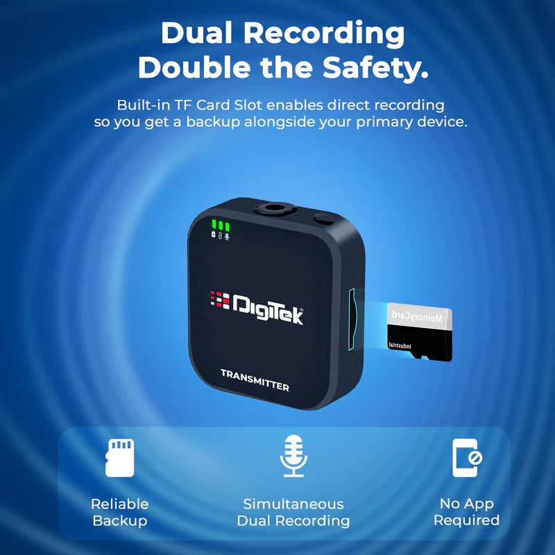 Digitek DWM-101 Mini 2.4G Wireless Microphone System