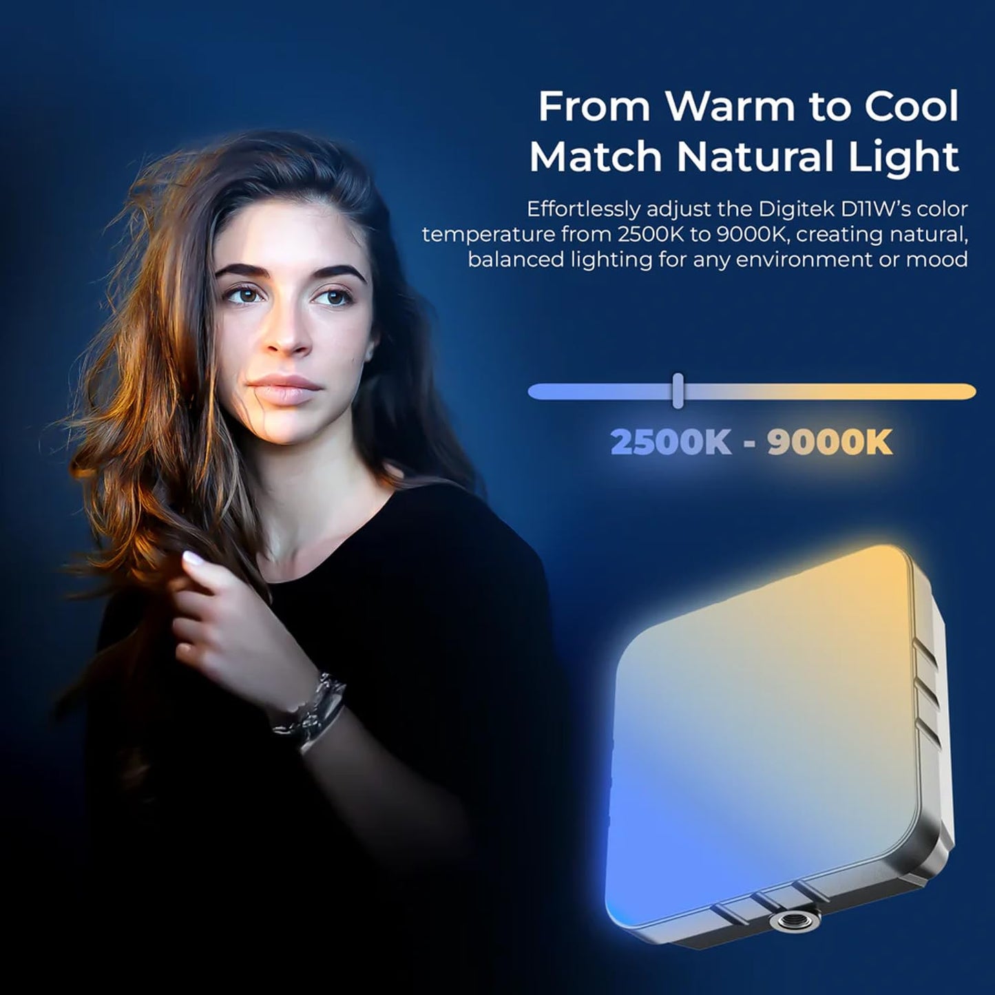 Digitek LED-D11W Mini 11W Bi-Color Video Light