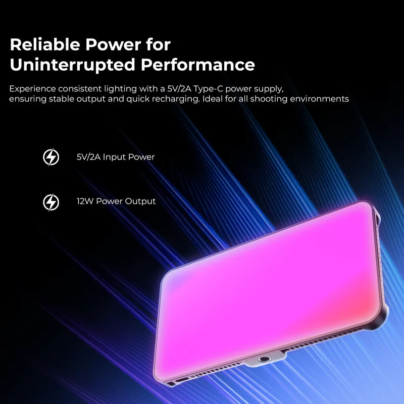 Digitek LED-D130 RGB 12W Portable Video LED Light