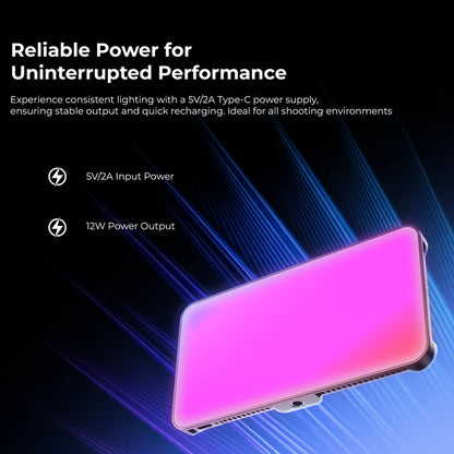 Digitek LED-D130 RGB 12W Portable Video LED Light