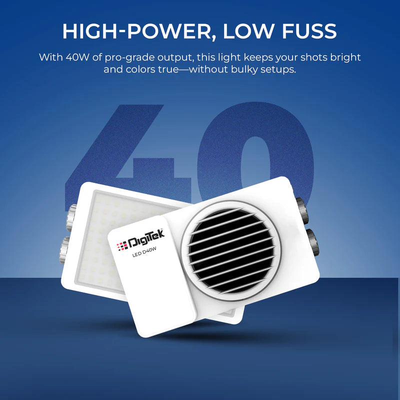 Digitek LED-D40W Portable 40W Bi-Color Video Light
