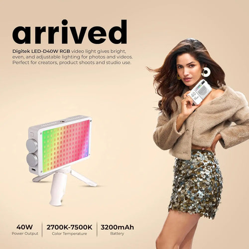 Digitek LED D40W RGB Portable 40W LED Video Light Digitek