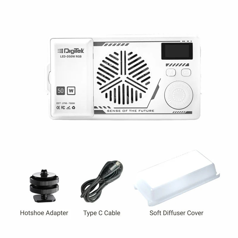 Digitek LED-D50W RGB Portable 50W Video Light