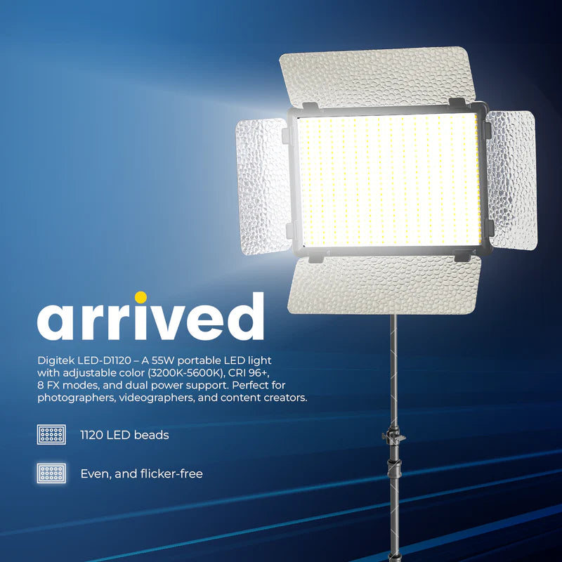Digitek LED-D1120 55W Portable LED Video Light