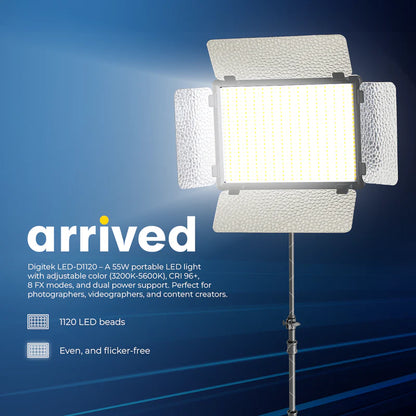 Digitek LED-D1120 55W Portable LED Video Light