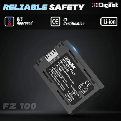 Digitek FZ100 Platinum Li-ion Battery for Sony Alpha Cameras