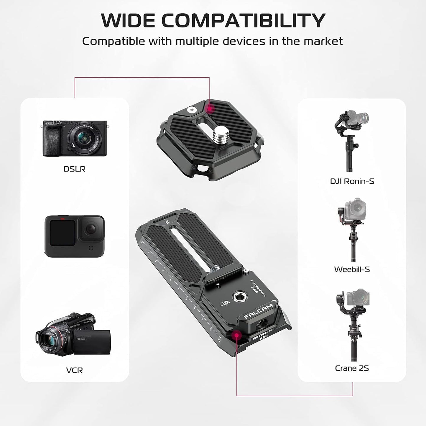 FALCAM F38 Camera Quick Release System Arca-Type