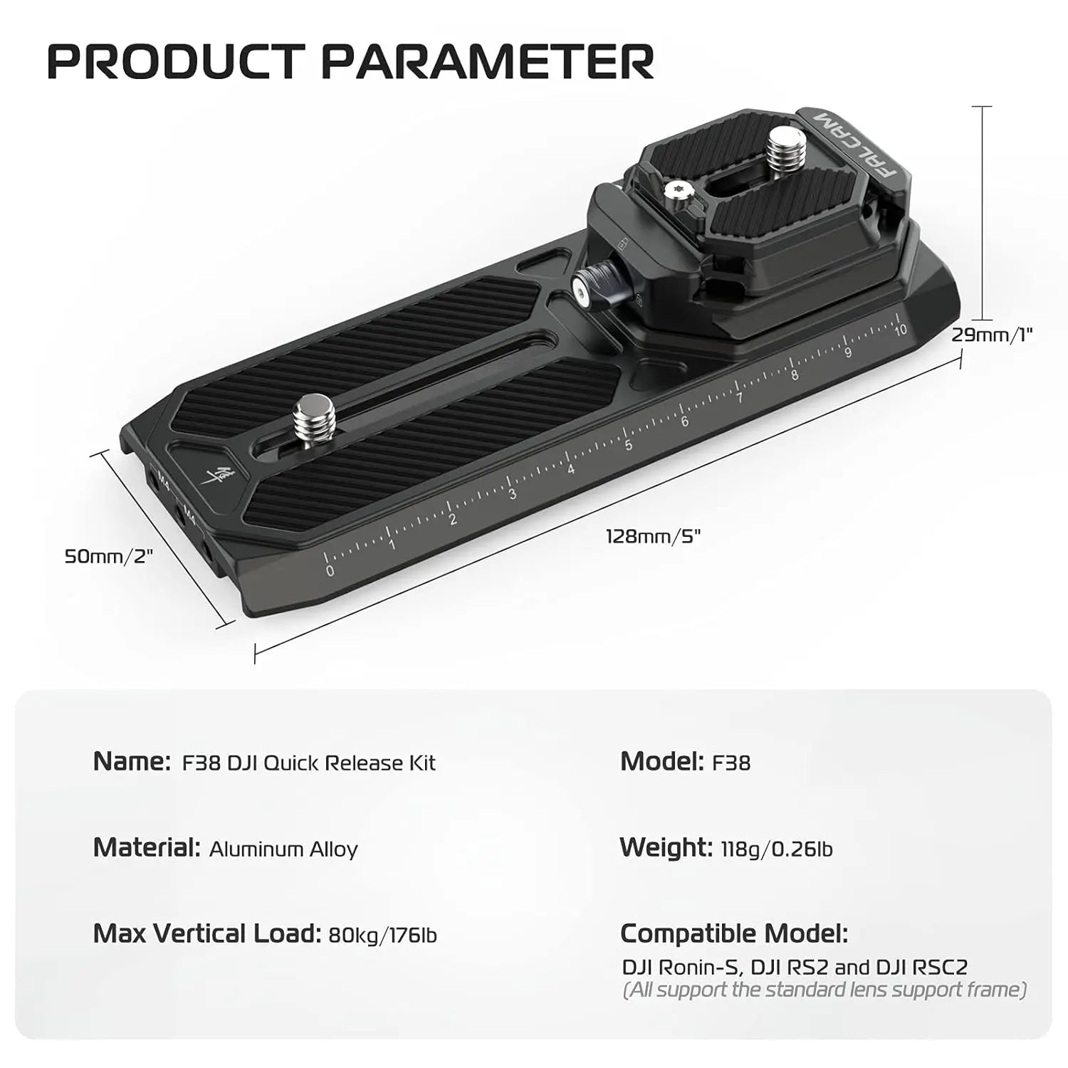 FALCAM F38 Camera Quick Release System Arca-Type Ulanzi