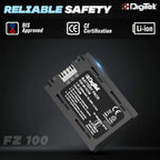 Digitek FZ100 Platinum Li-ion Battery for Sony Alpha Cameras Digitek