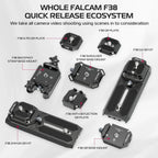 FALCAM F38 Quick Release Camera Plate for Clip V3 Ulanzi