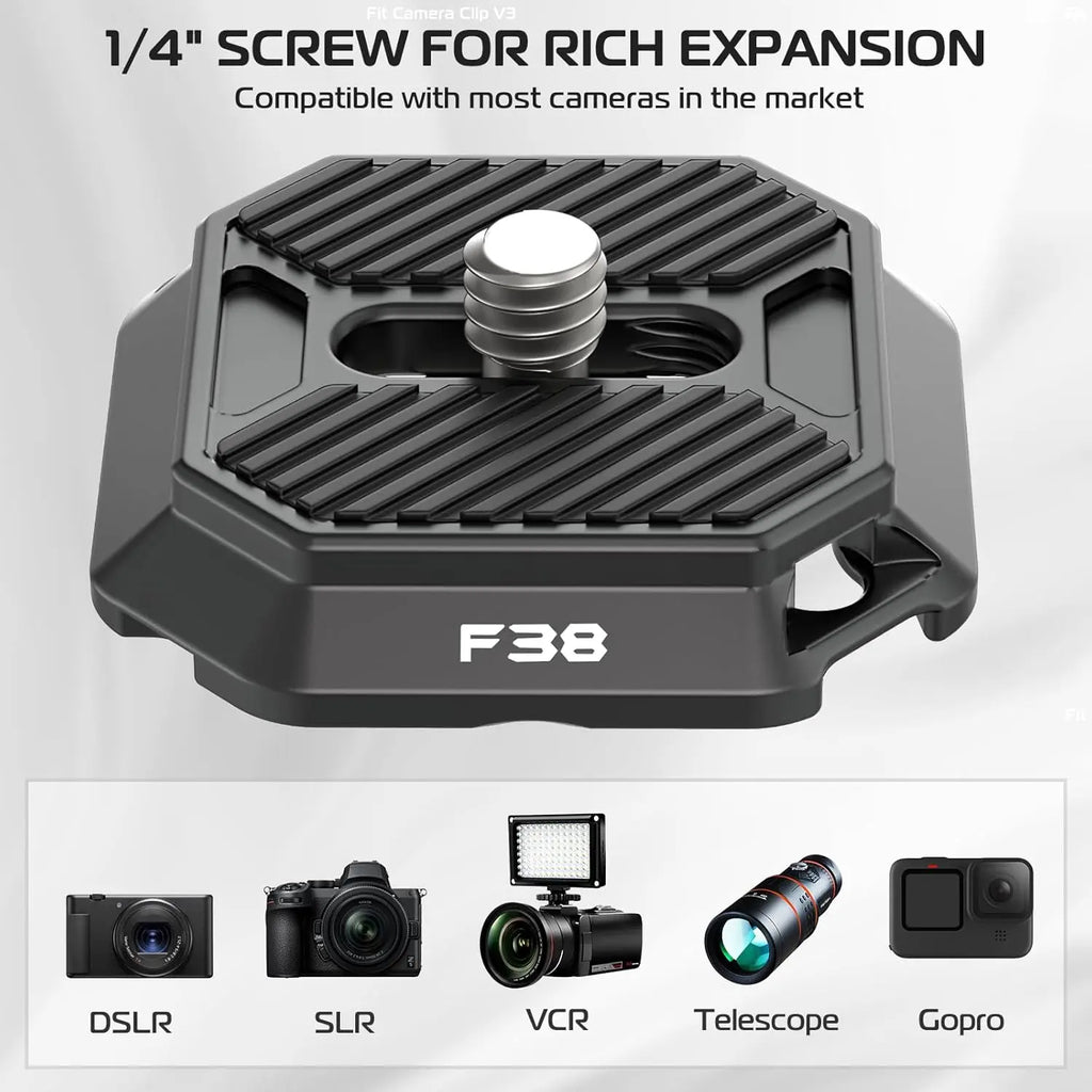 FALCAM F38 Quick Release Camera Plate for Clip V3 Ulanzi