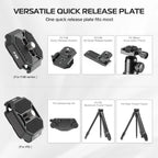 FALCAM F38 Quick Release Camera Plate for Clip V3 Ulanzi