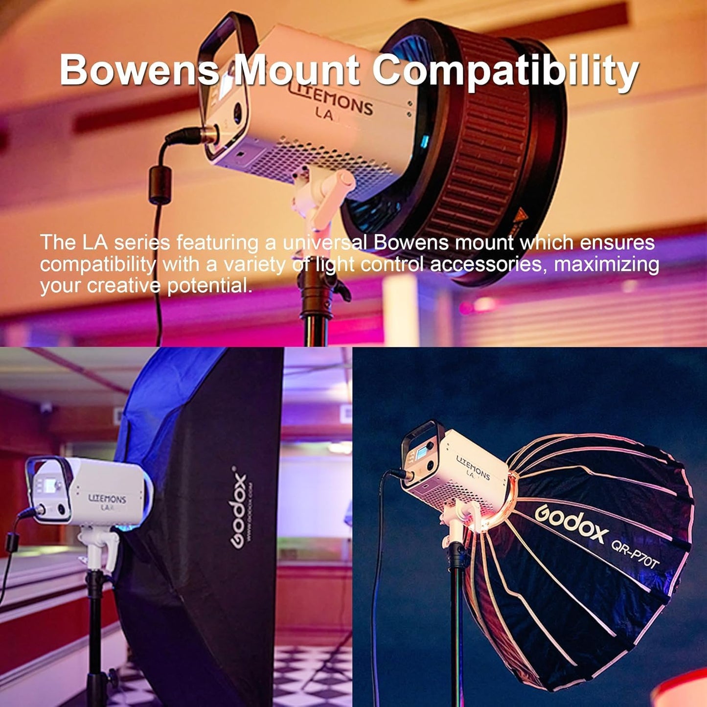 Godox Litemons LA300R 330W RGB LED Studio Light