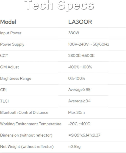 Godox Litemons LA300R 330W RGB LED Studio Light