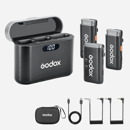 Godox WEC Kit2 Dual Wireless Lavalier Microphone