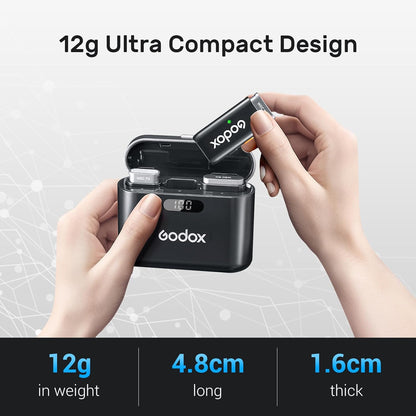 Godox WEC Kit2 Dual Wireless Lavalier Microphone