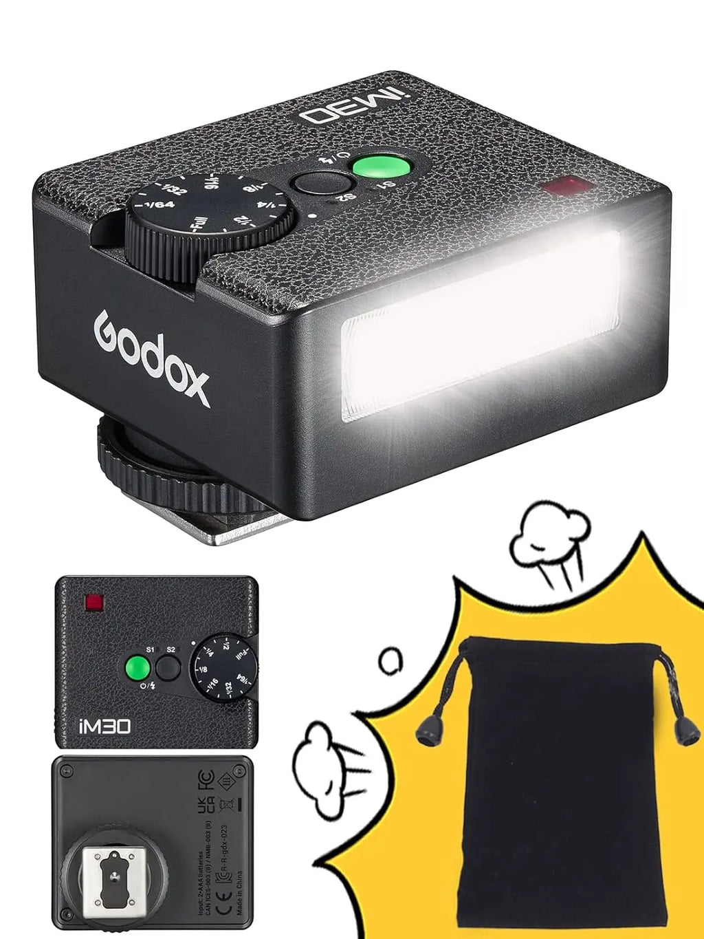 Godox Mini Flash Light for DSLR & Mirrorless Cameras Godox