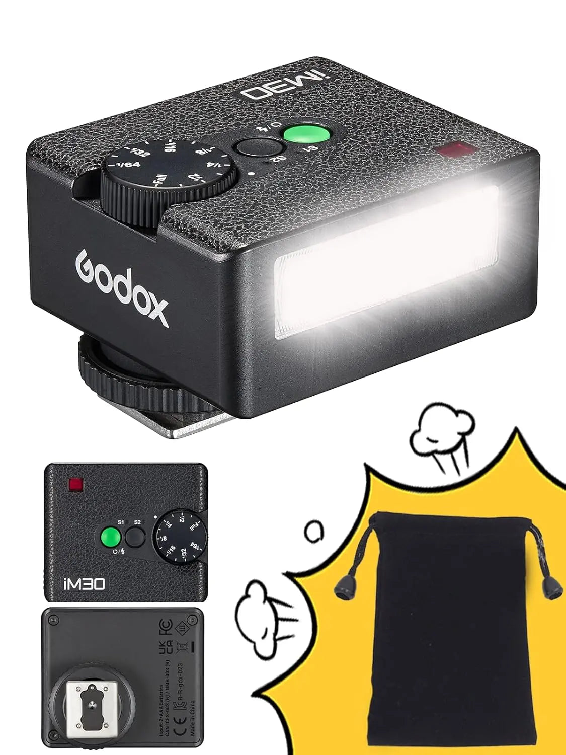 Godox Mini Flash Light for DSLR & Mirrorless Cameras Godox