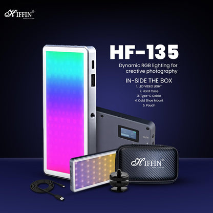HIFFIN HF-135 Pocket RGB LED Video Light
