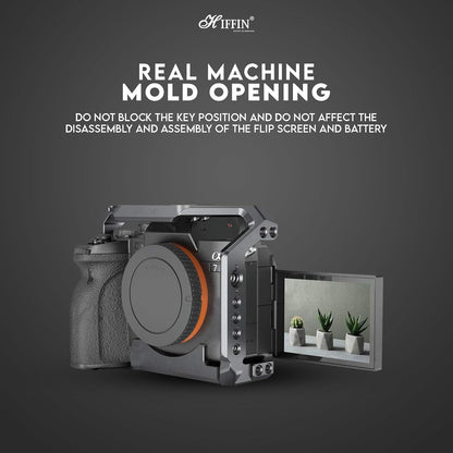 HIFFIN A7M4 Metal Camera Cage for Sony A7 Series