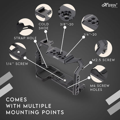 HIFFIN Metal Camera Cage for Nikon Z6/Z7 Series