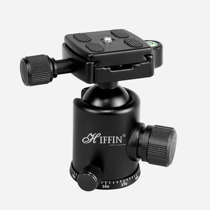 HIFFIN 360 Metal Ball Head with Quick Release Plate