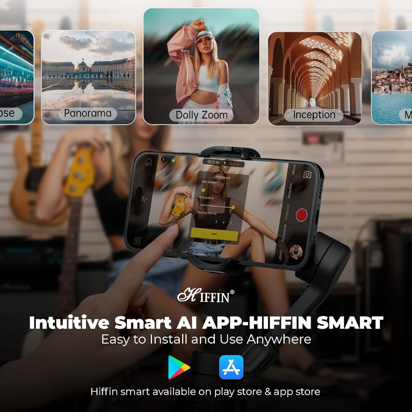 HIFFIN Smart X 3-Axis Smartphone Gimbal Stabilizer