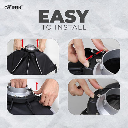 HIFFIN Bowens Mount Quick Release Octa Softbox