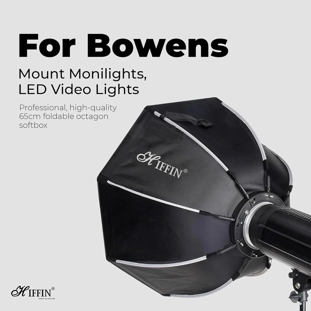 HIFFIN Bowens Mount Quick Release Octa Softbox HIFFIN
