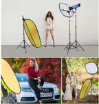 HIFFIN 100-150cm 5-in-1 Collapsible Light Reflector Hiffin