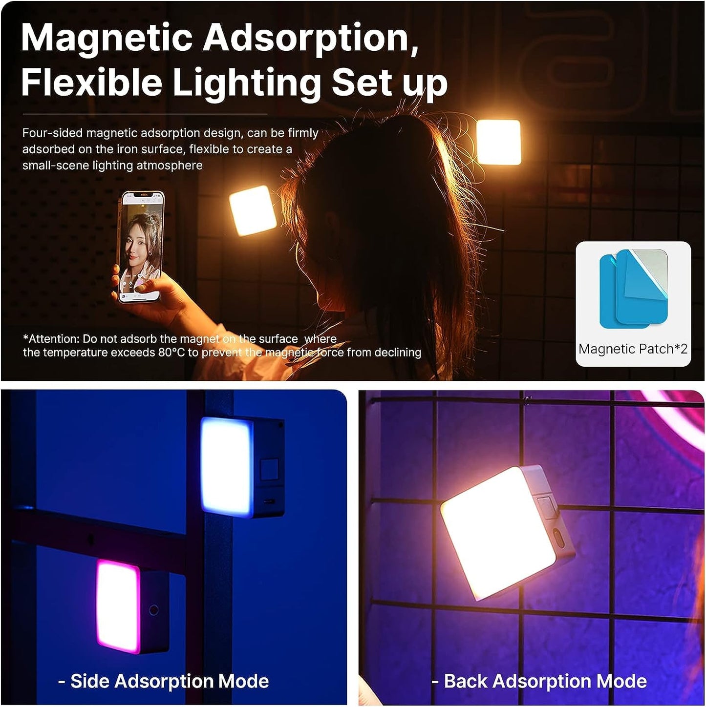 Ulanzi VL49 Pro RGB Mini Rechargeable Video Light