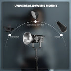 HIFFIN Professional Bi-Color LED Video Light with Remote HIFFIN