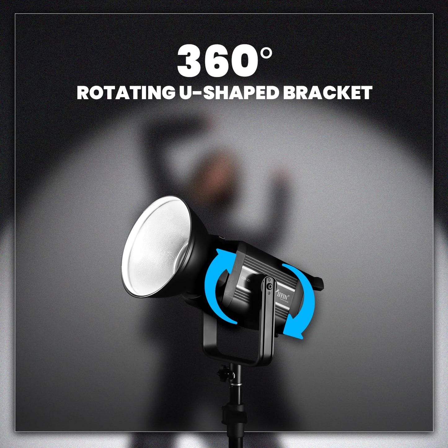 HIFFIN Professional Bi-Color LED Video Light with Remote