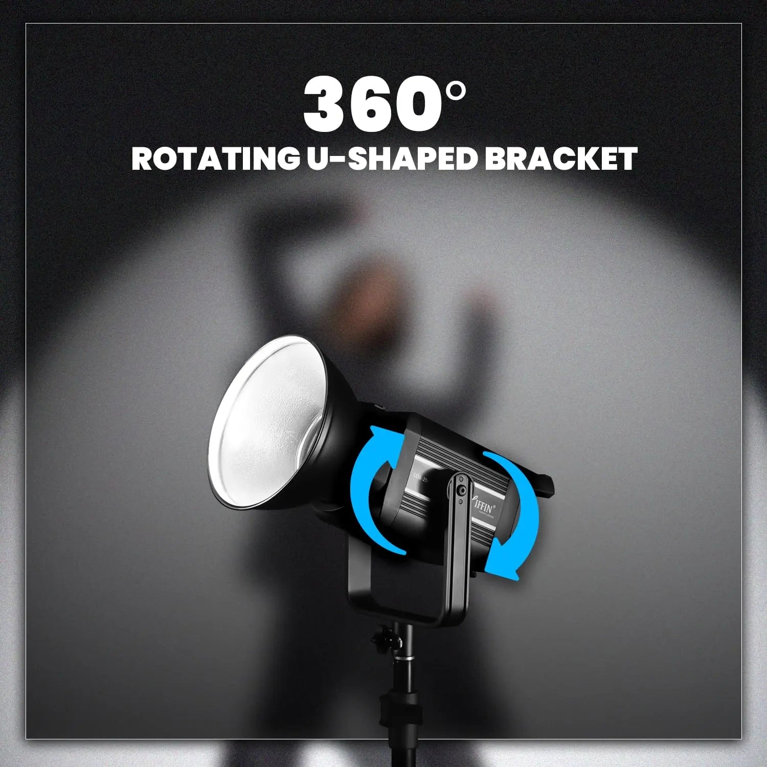 HIFFIN Professional Bi-Color LED Video Light with Remote HIFFIN