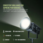 HIFFIN Professional Bi-Color LED Video Light with Remote HIFFIN