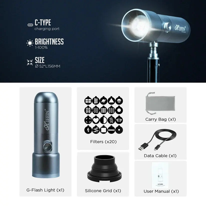 HIFFIN G-Flash 10W RGB LED Light Hiffin