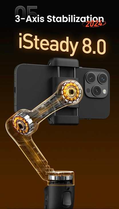 Hohem iSteady X3 AI 3-Axis Smartphone Gimbal – Black