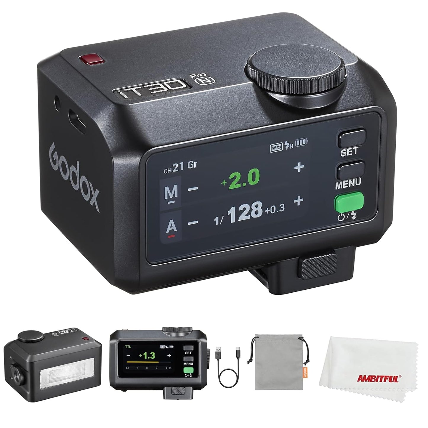 Godox iT30Pro TTL Mini Flash with Touchscreen