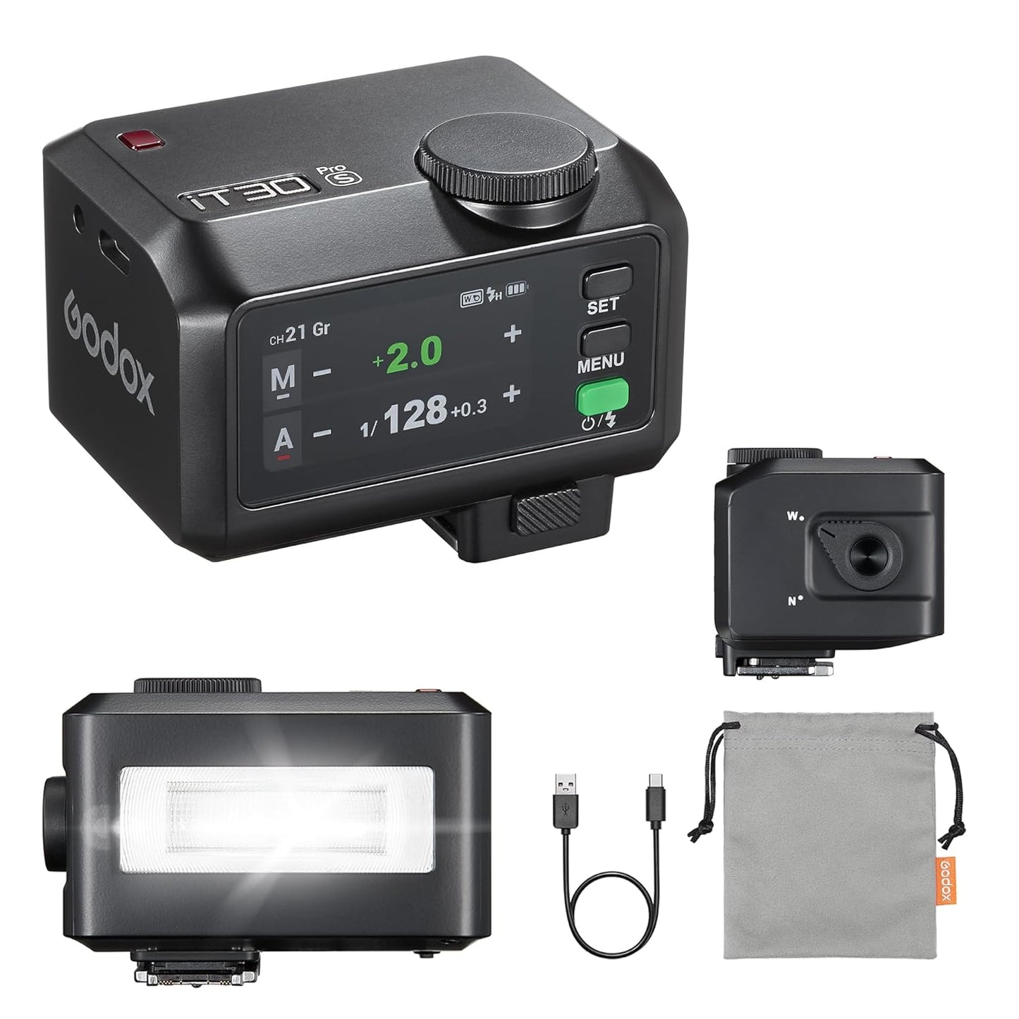 Godox iT30Pro TTL Mini Flash with Touchscreen