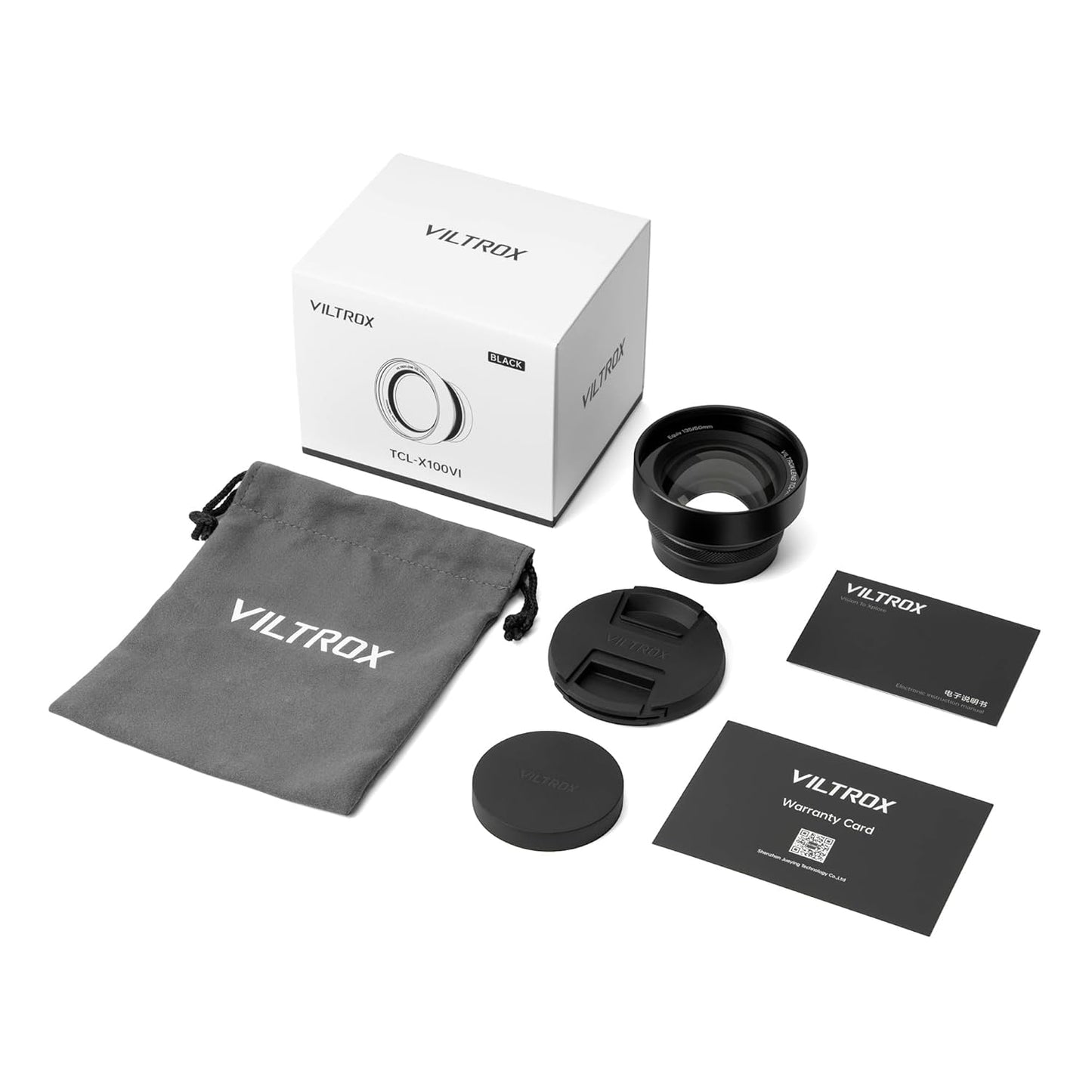 Viltrox Tele Conversion Lens for Fujifilm X100 Black