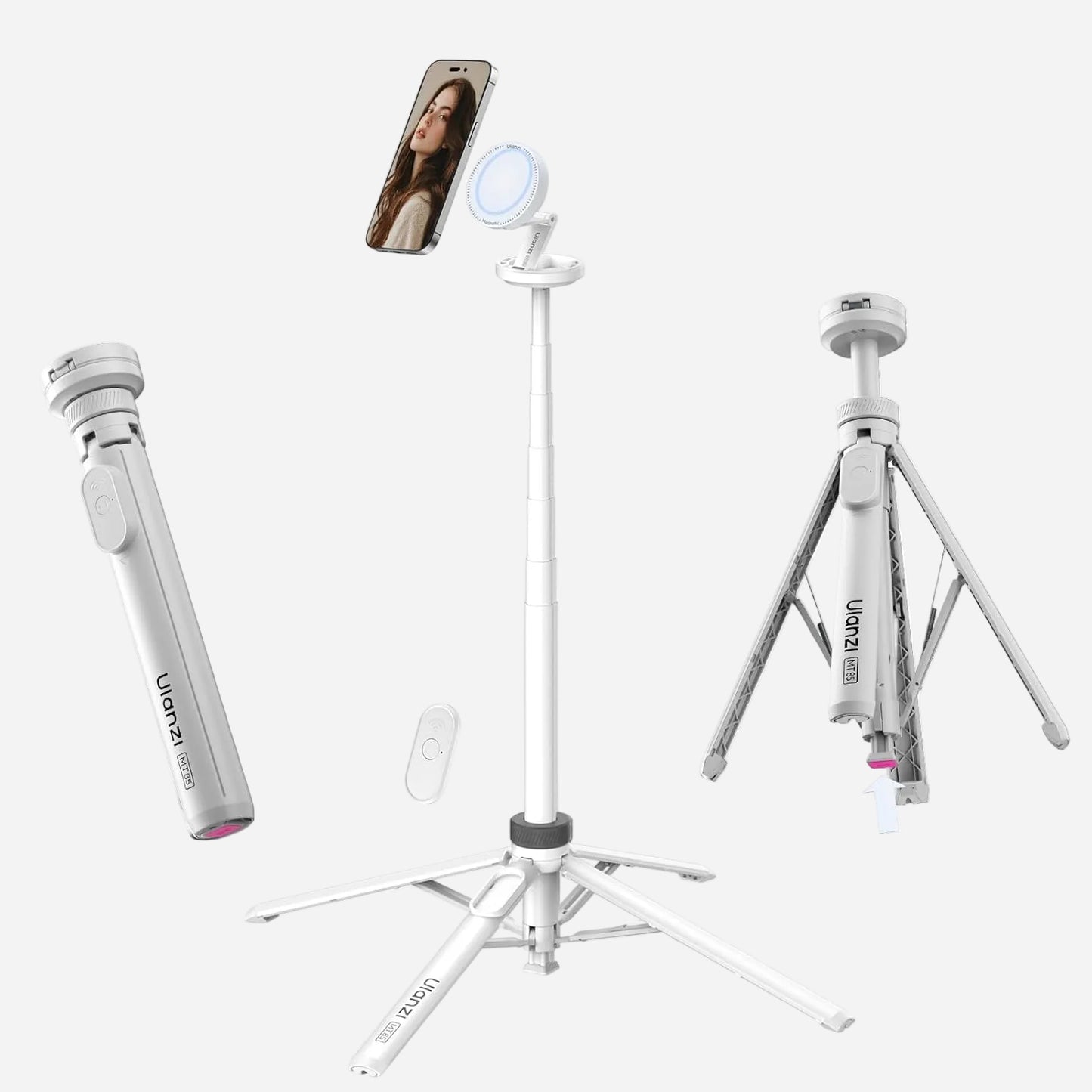 ULANZI MT85 Magnetic Phone Tripod with 60 Selfie Stick