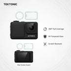 TEKTONIC Tempered Glass Screen Protector Compatible with DJI Osmo Action 6, 9H Hardness Royale Device
