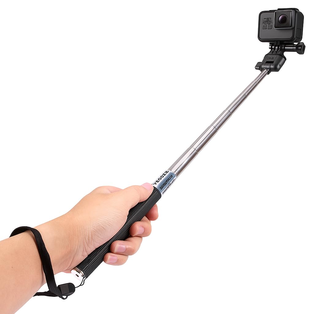 TEKTONIC Foldable Selfie Stick Tripod for Phone & Action Cam