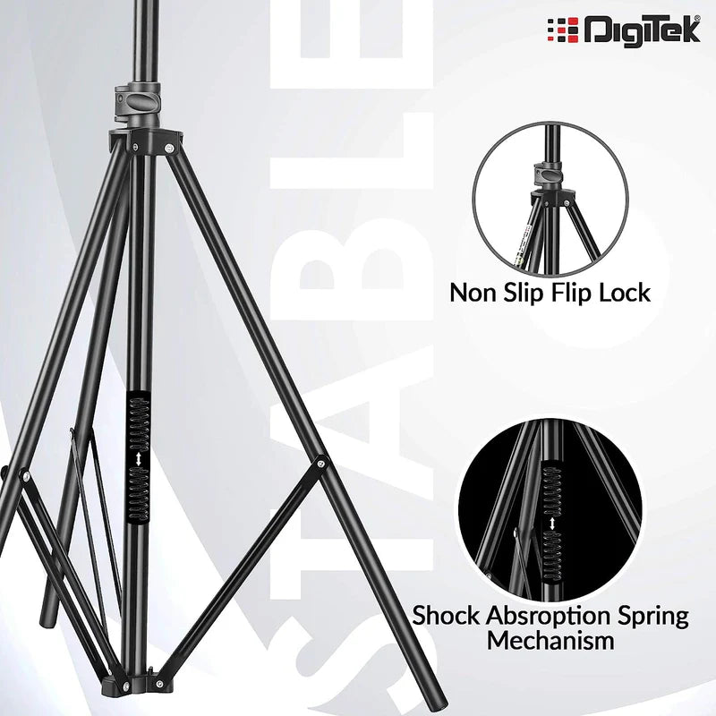 DIGITEK DLS-9FT Aluminum Light Stand for Studio Lighting