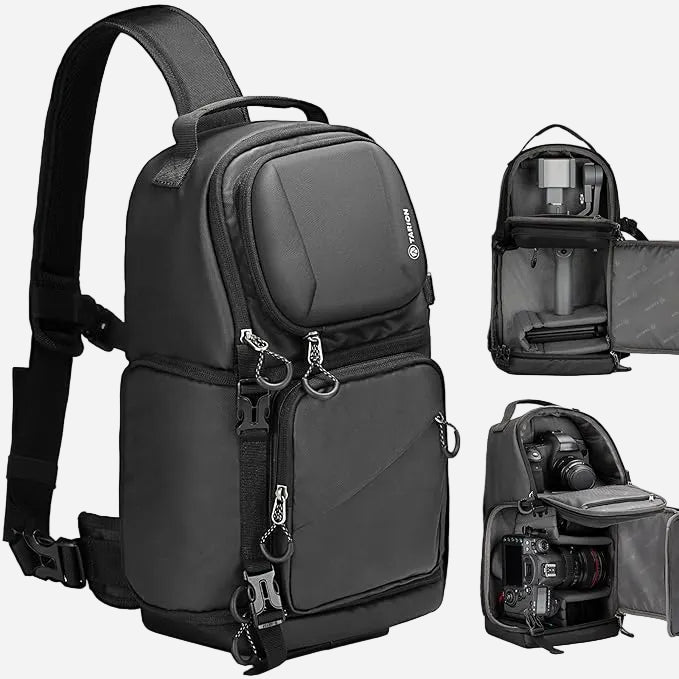 TARION TRS Sling Camera Bag Hard Shell Water-Repellent