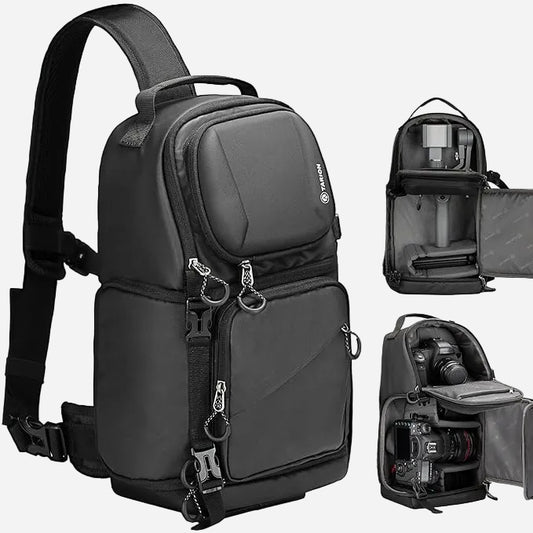 TARION TRS Sling Camera Bag Hard Shell Water-Repellent